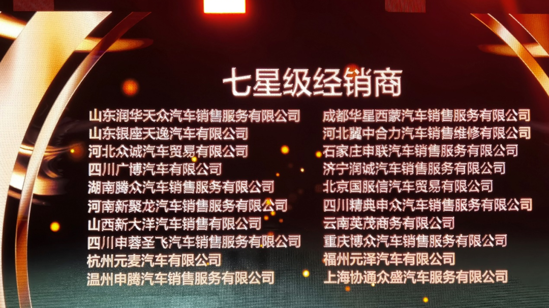 雙店“七星”新突破 | 潤華上汽大眾至高榮耀、載譽榮歸